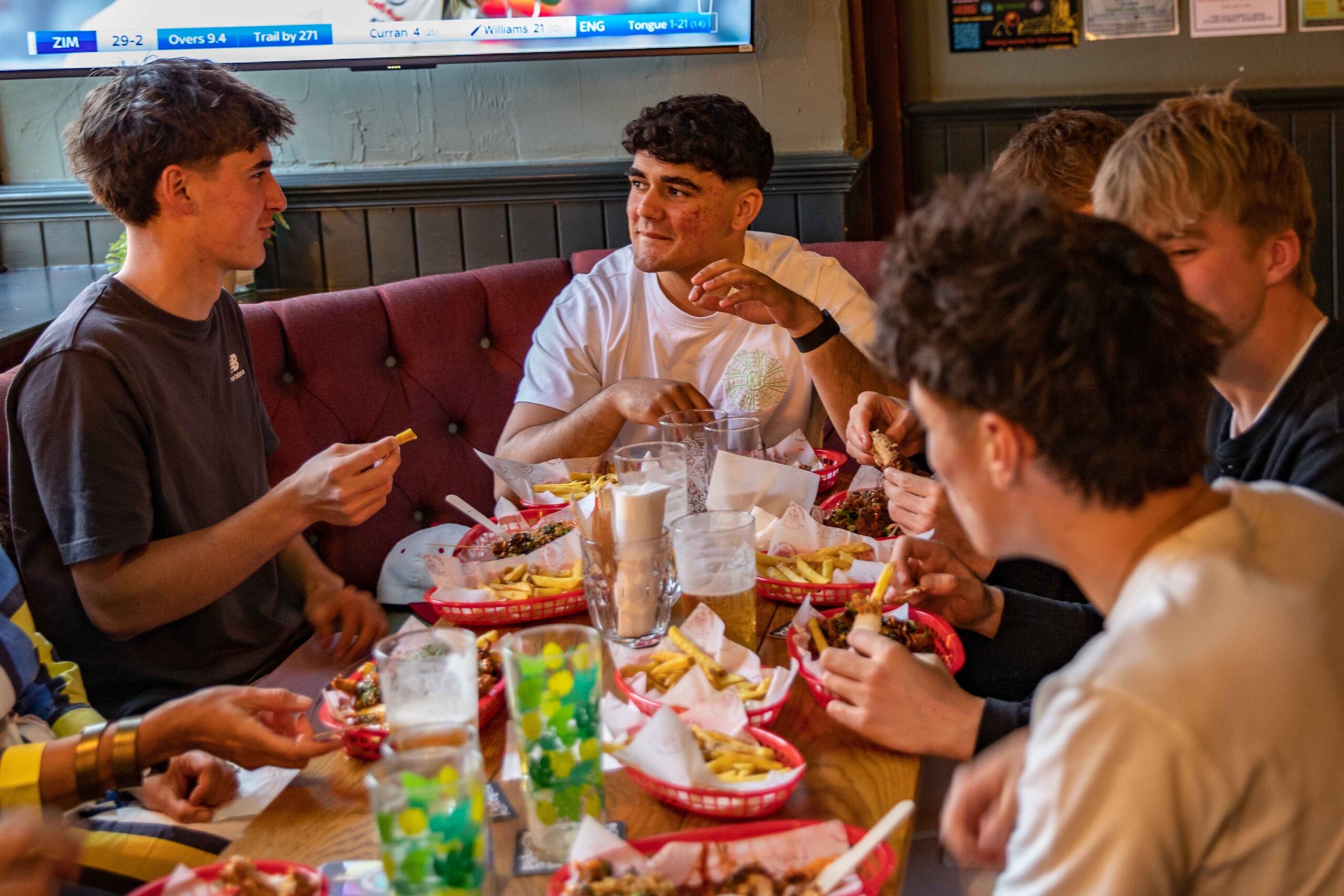 The Lookout event space with booths and street views in Horsforth