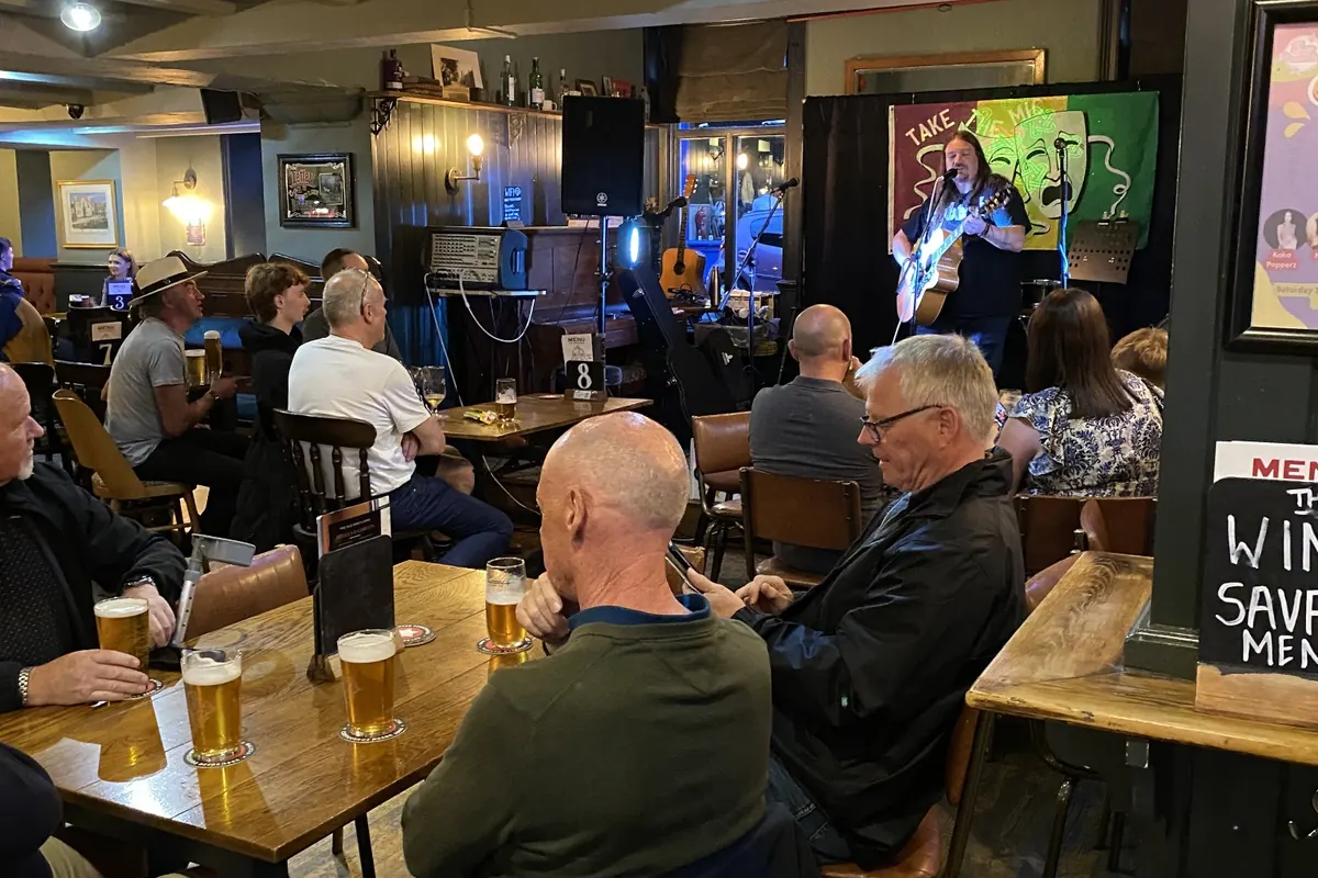 Live performer at Open Mic Night at The Old King's Arms